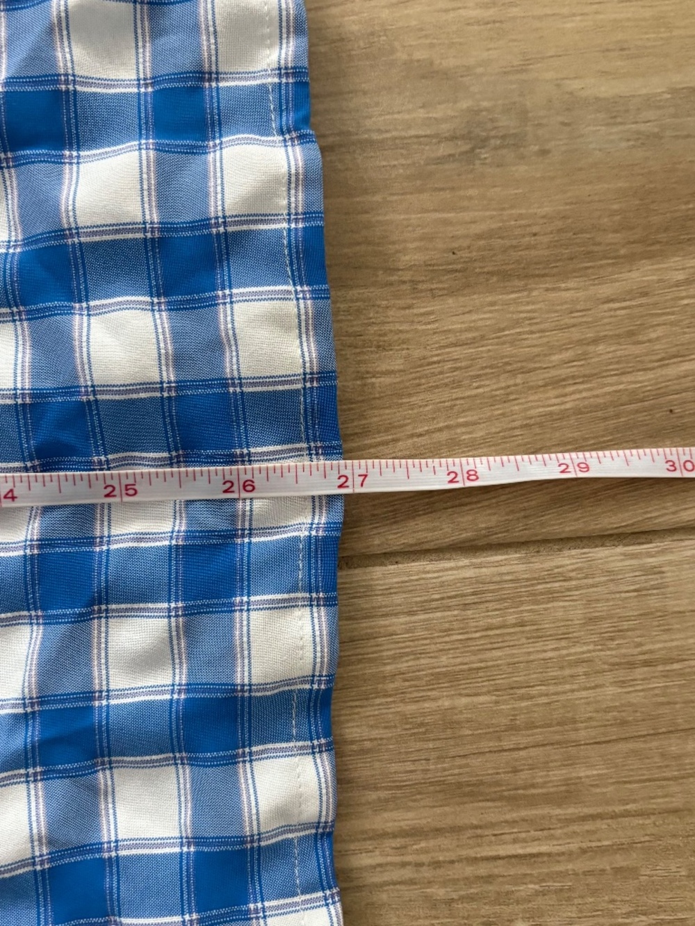 Mammut Alessandria Button Up Shirt Women's XL Blue White Plaid Outdoor Summer - Picture 9 of 10